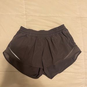 Lululemon Grey Hotty Hot shorts